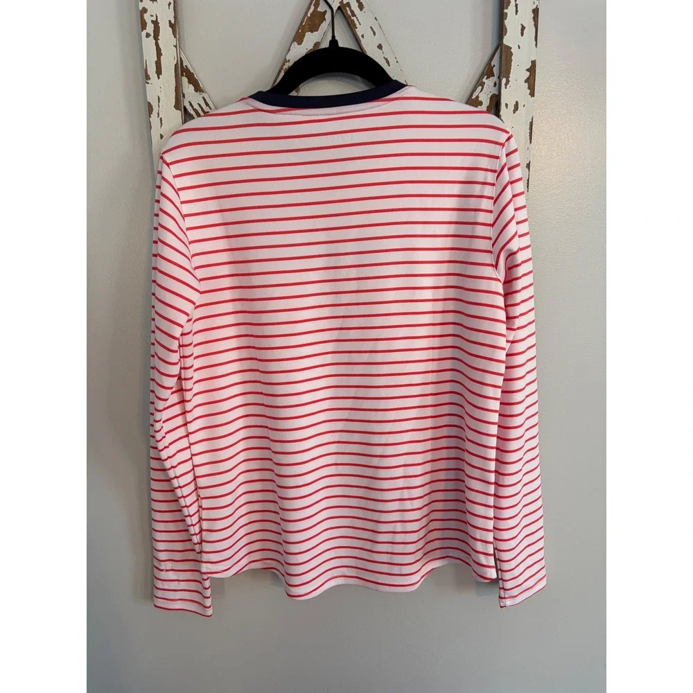 Sport Haley Women's Off Course Stripped Golf Long Sleeve Top Size Medium